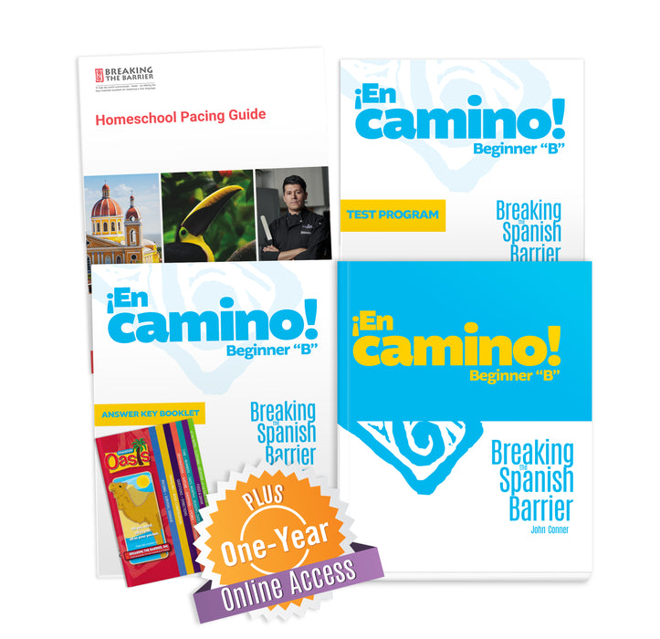 ¡En camino! Beginner "B" Homeschool Package