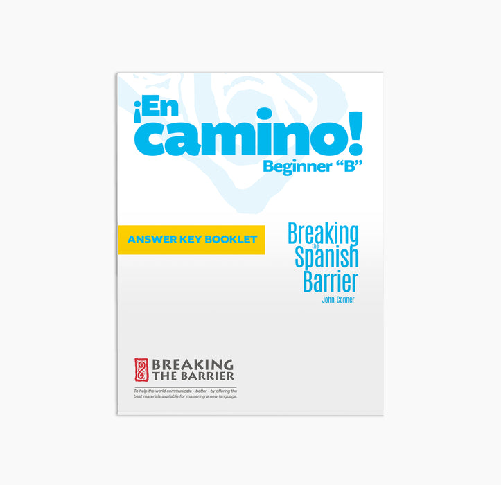 ¡En camino! Beginner "B" Answer Key Booklet