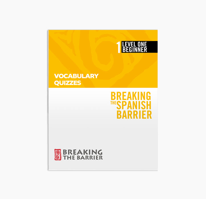 Spanish Level 1/Beginner Vocabulary Quizzes