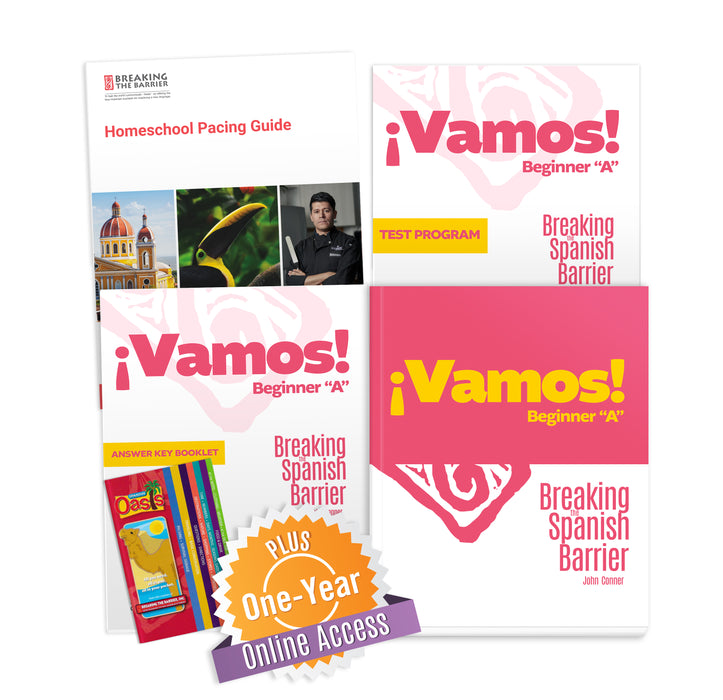 ¡Vamos! Beginner (A) Homeschool Package Pre-Order