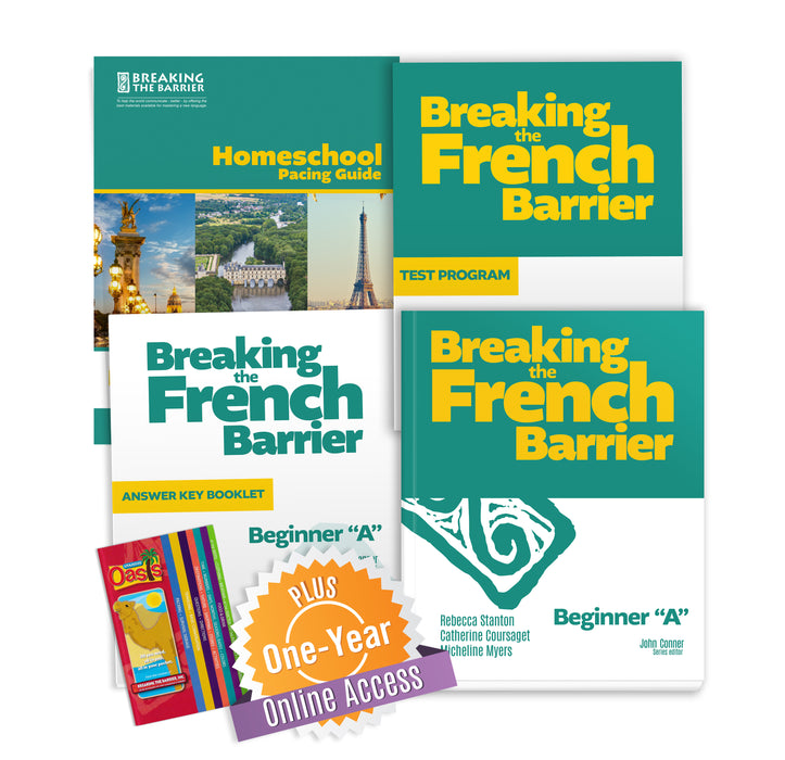 Breaking the French Barrier Beginner “A” Homeschool Package