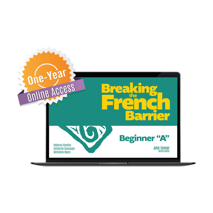 Breaking the French Barrier Beginner “A” Online Access