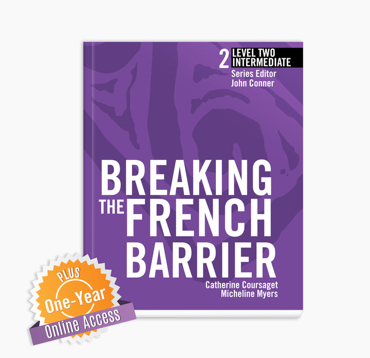 French Level 2/Intermediate Book (Student Edition) + Online Access